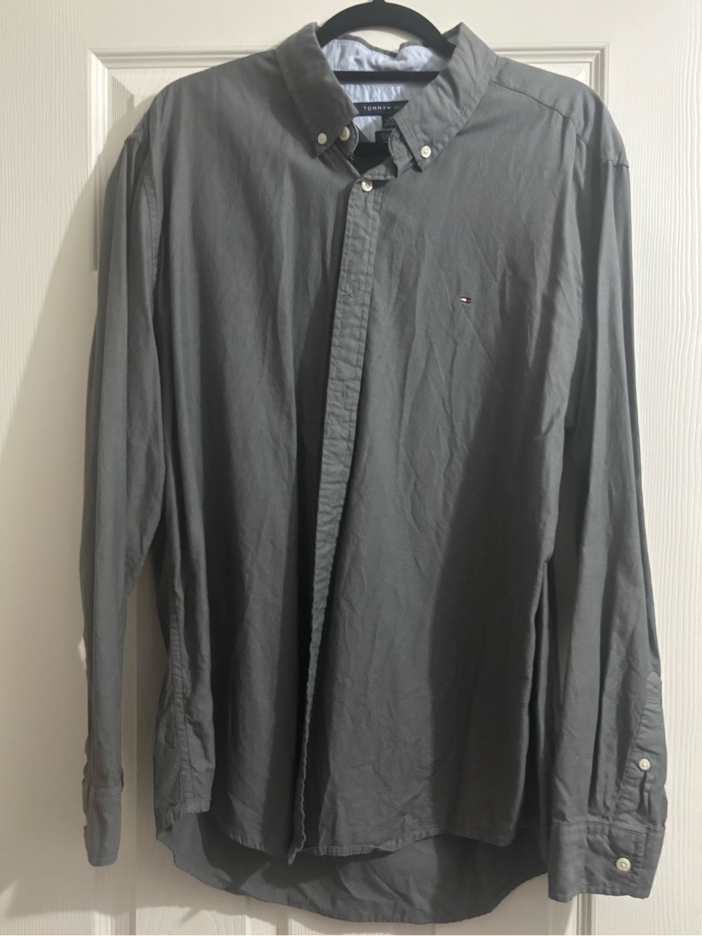 Mens Tommy Hilfiger Long-Sleeve Button-Down Shirt